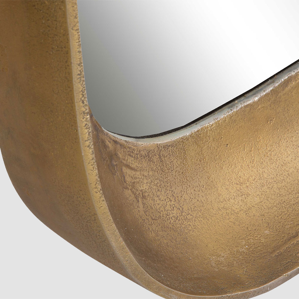 CURBO ΚΑΘΡΕΠΤΗΣ BRASS ANTIQUE 57x9.5x90cm - Image 2