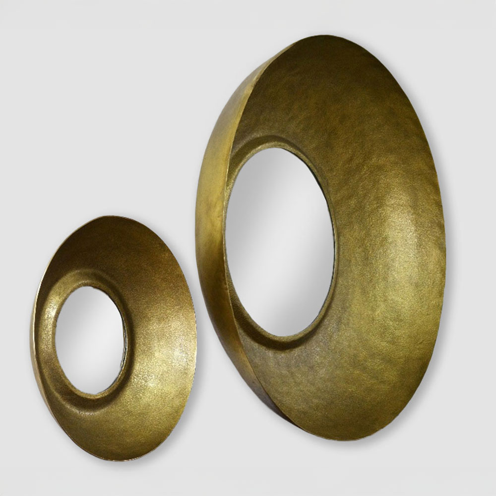 OJO ΚΑΘΡΕΠΤΗΣ BRASS ANTIQUE 90x14x90cm - Image 2