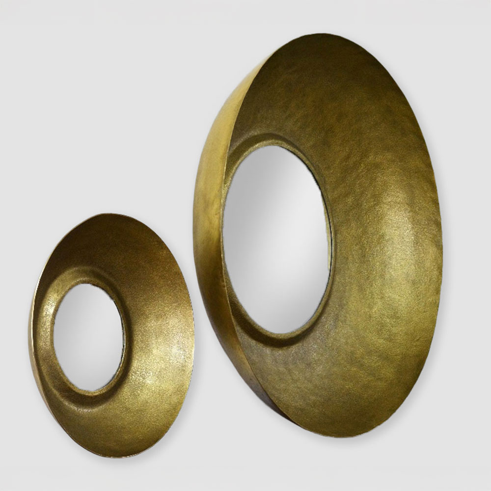 OJO ΚΑΘΡΕΠΤΗΣ BRASS ANTIQUE 49x8x49cm - Image 2