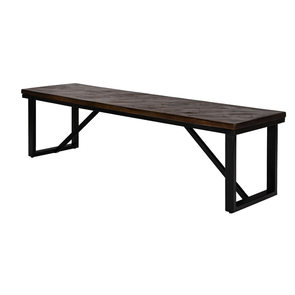 MAIANDROS ΠΑΓΚΑΚΙ ΚΑΦΕ ΣΚΟΥΡΟ 170x45x45 - Image 3