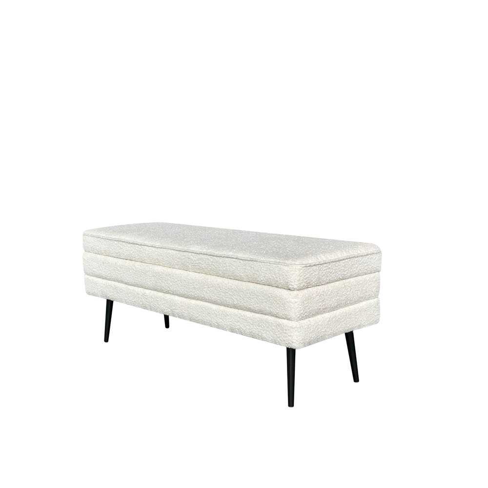 SLICES ΣΚΑΜΠΟ ΜΕ ΑΠΟΘ/ΚΟ ΧΩΡΟ ΛΕΥΚΟ 110x40x44cm - Image 2