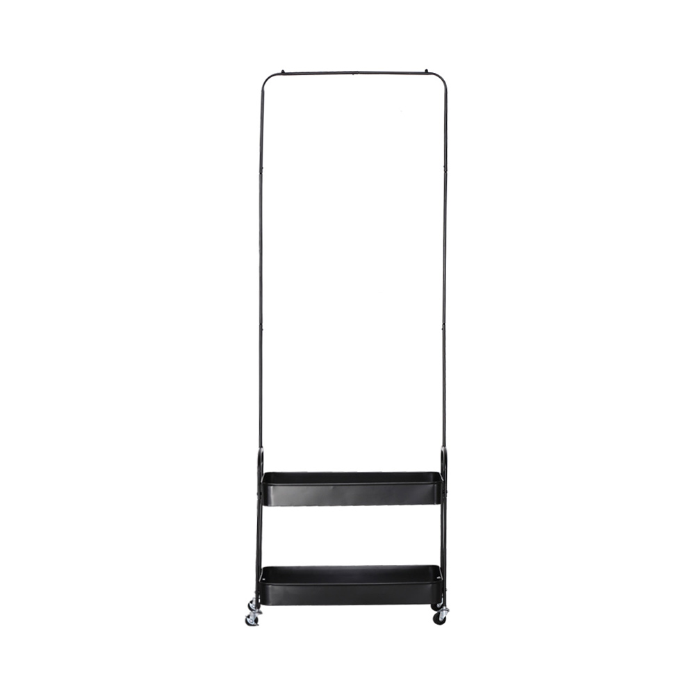 ARMARIO ΝΤΟΥΛΑΠΑ ΜΑΥΡΟ 56x31x152 - Image 4