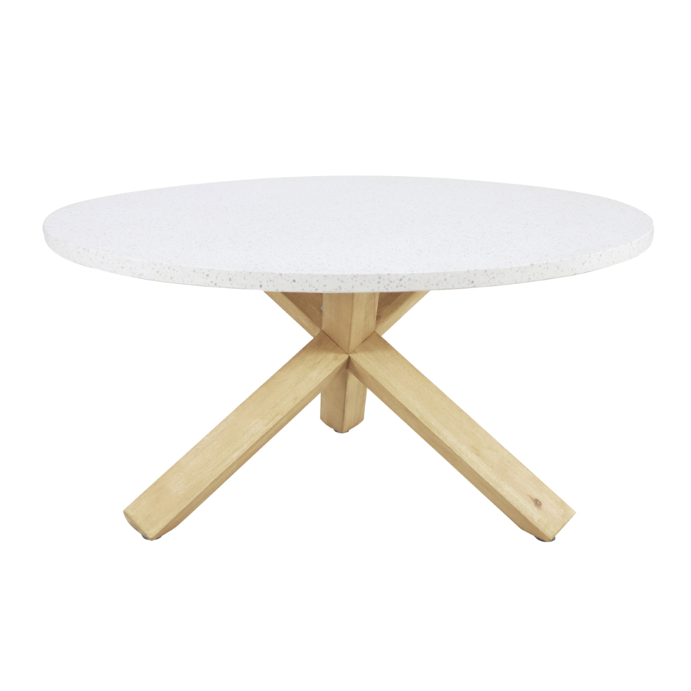 TERRAZZO ΤΡΑΠΕΖΙ TERRAZZO 150x150x76.3cm
