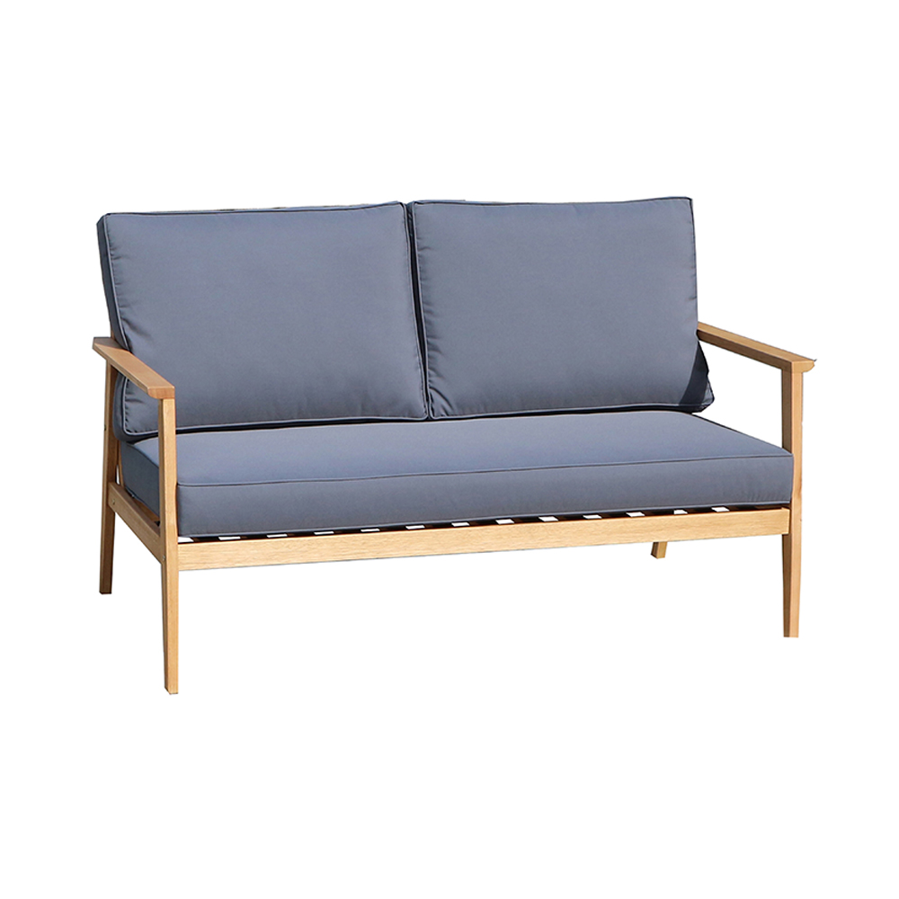 PIAZZA ΣΑΛΟΝΙ SET 1+2+1 ΦΥΣΙΚΟ ΓΚΡΙ ΣΚΟΥΡΟ - Image 3