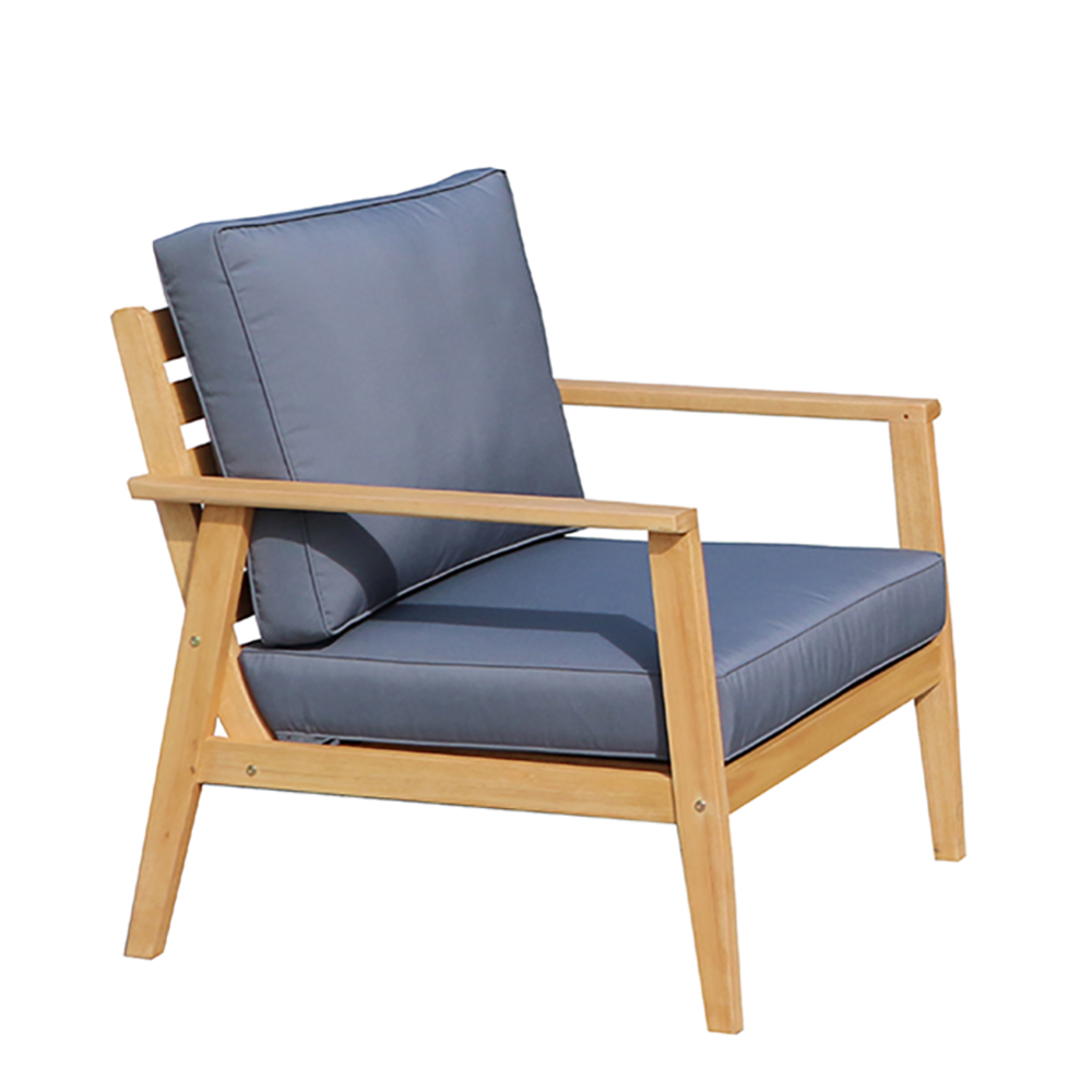 PIAZZA ΣΑΛΟΝΙ SET 1+2+1 ΦΥΣΙΚΟ ΓΚΡΙ ΣΚΟΥΡΟ - Image 4