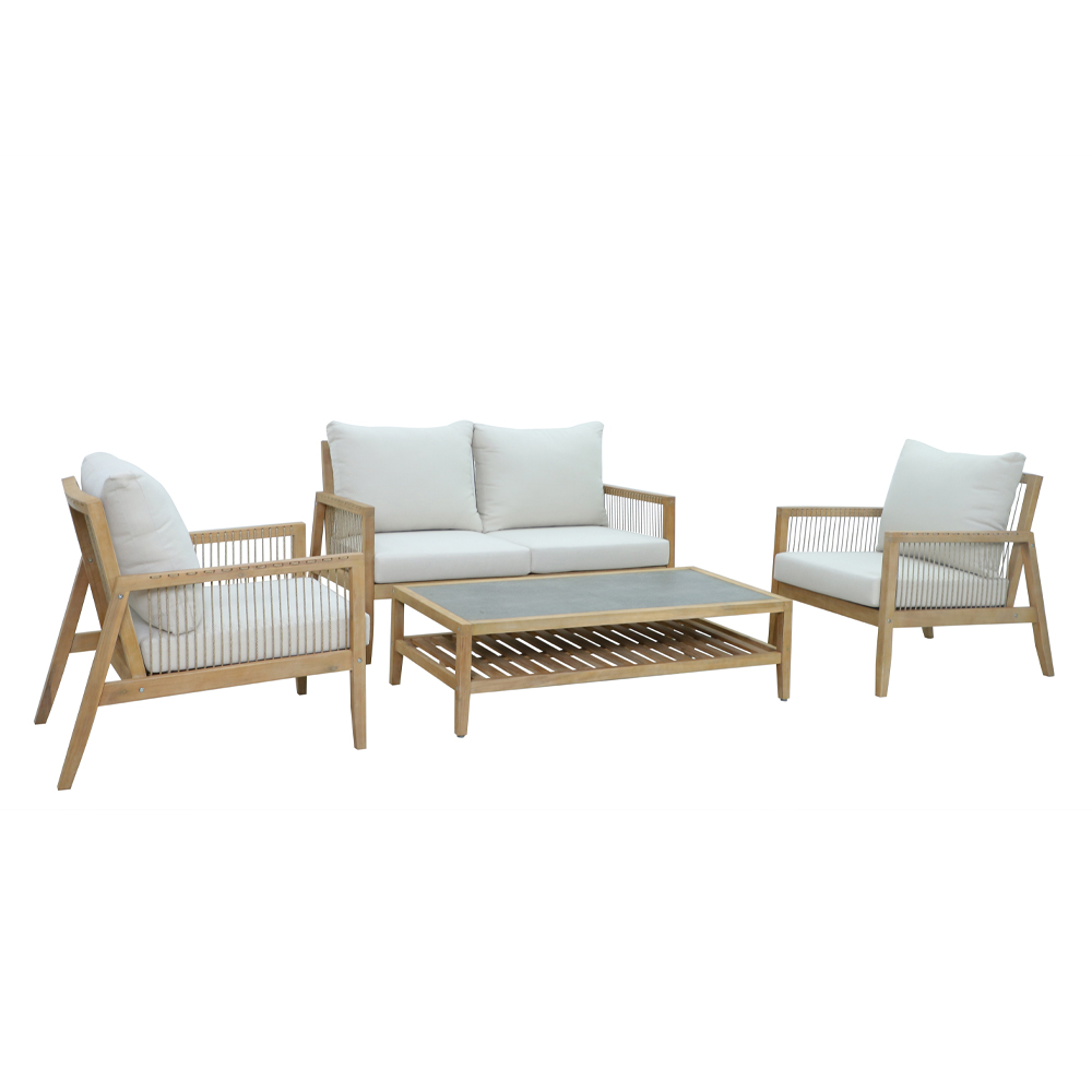 JAPONISM ΣΑΛΟΝΙ SET 1+2+1 ΦΥΣΙΚΟ BEIGE