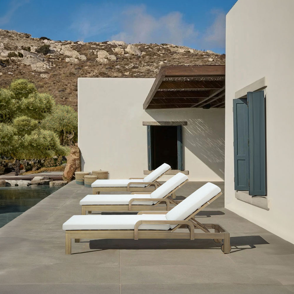 ANASA ΞΑΠΛΩΣΤΡΑ ΜΑΞΙΛΑΡΙ BEIGE 184x73x86cm - Image 2