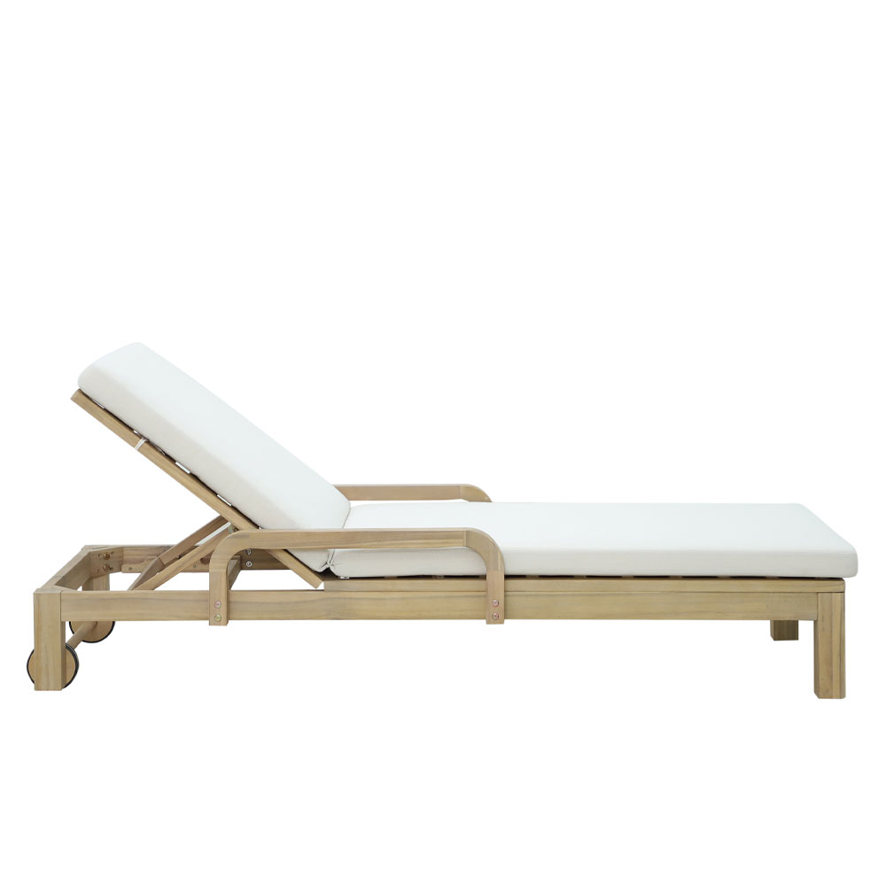 ANASA ΞΑΠΛΩΣΤΡΑ ΜΑΞΙΛΑΡΙ BEIGE 184x73x86cm - Image 3