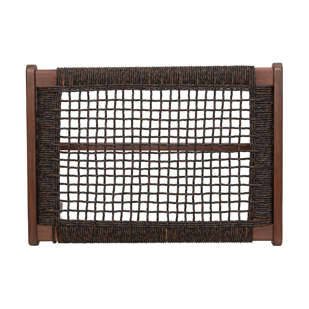 MESH ΣΚΑΜΠΟ ΚΑΦΕ ANTIQUE ΚΑΡΥΔΙ 57x41x35.5cm - Image 5