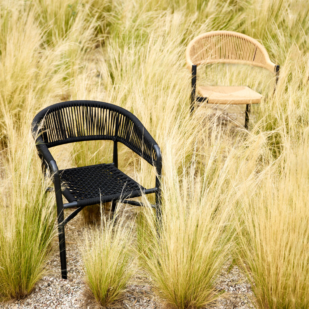 MEZZA LUNA ΚΑΡΕΚΛΑ ΦΥΣΙΚΟ ΜΑΥΡΟ 56x55x78 - Image 3