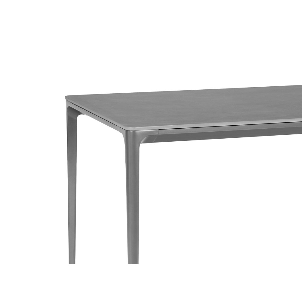 BATON ΤΡΑΠΕΖΙ ΓΚΡΙ ΣΚΟΥΡΟ 160x80x75 - Image 2