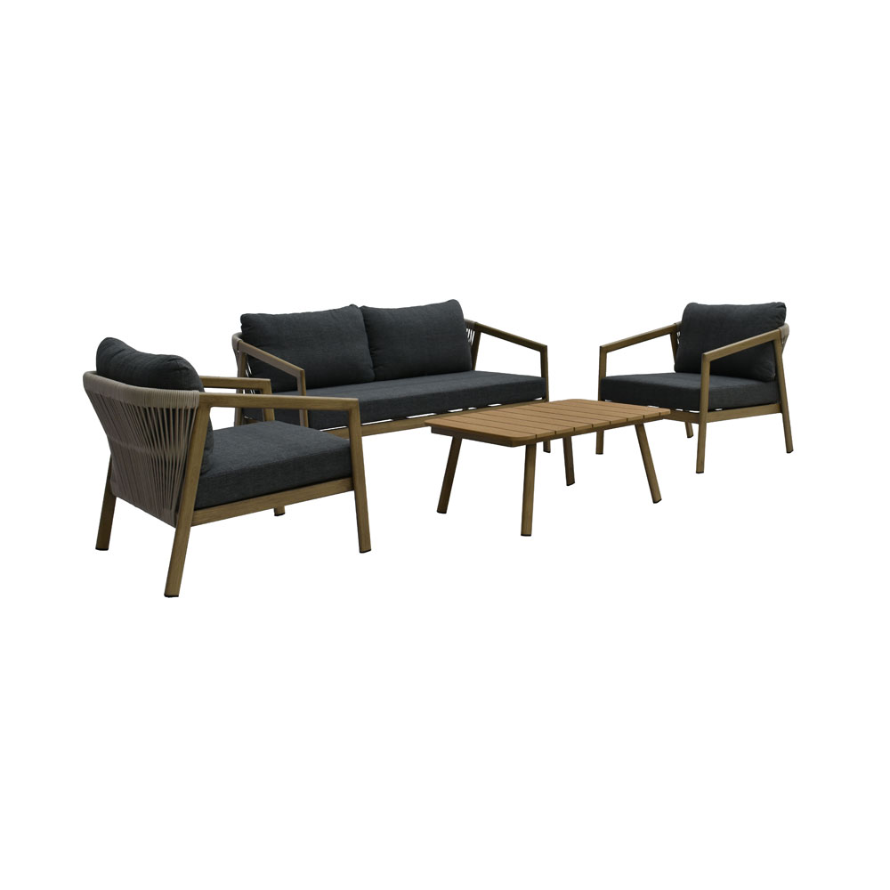 MADERA ΣΑΛΟΝΙ SET 1+2+1 ΦΥΣΙΚΟ ΓΚΡΙ - Image 3