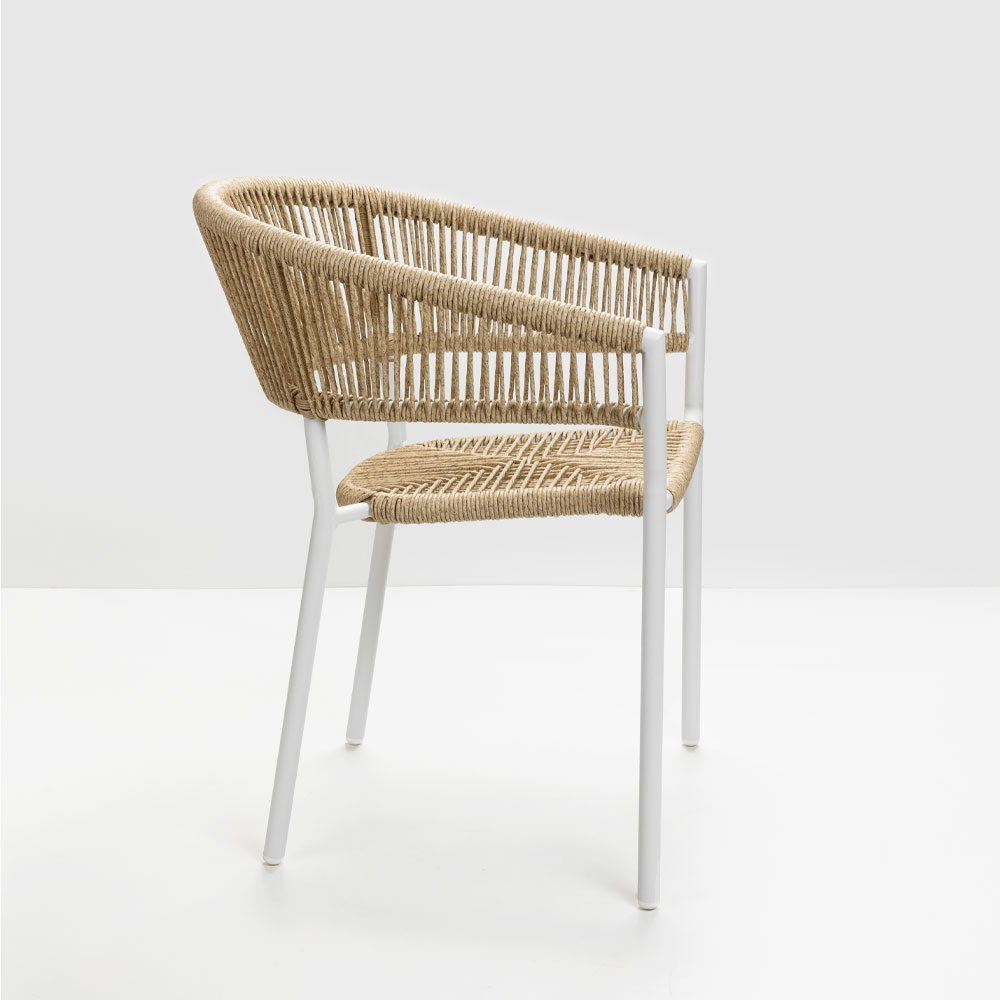 BREEZE ΚΑΡΕΚΛΑ ΛΕΥΚΟ ΦΥΣΙΚΟ 56x60x78cm - Image 2