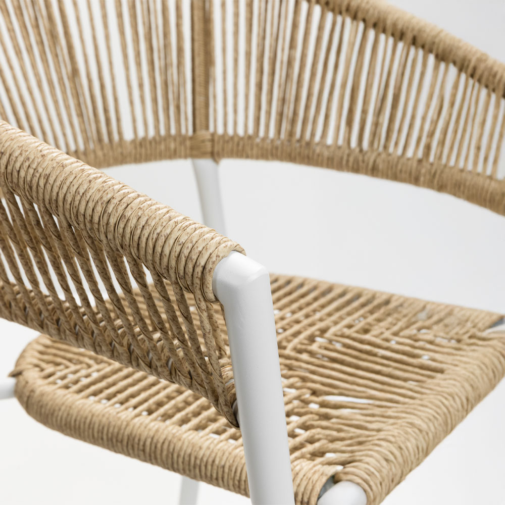 BREEZE ΚΑΡΕΚΛΑ ΛΕΥΚΟ ΦΥΣΙΚΟ 56x60x78cm - Image 4