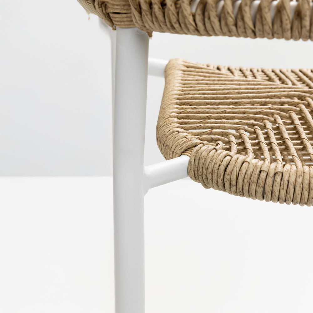 BREEZE ΚΑΡΕΚΛΑ ΛΕΥΚΟ ΦΥΣΙΚΟ 56x60x78cm - Image 5