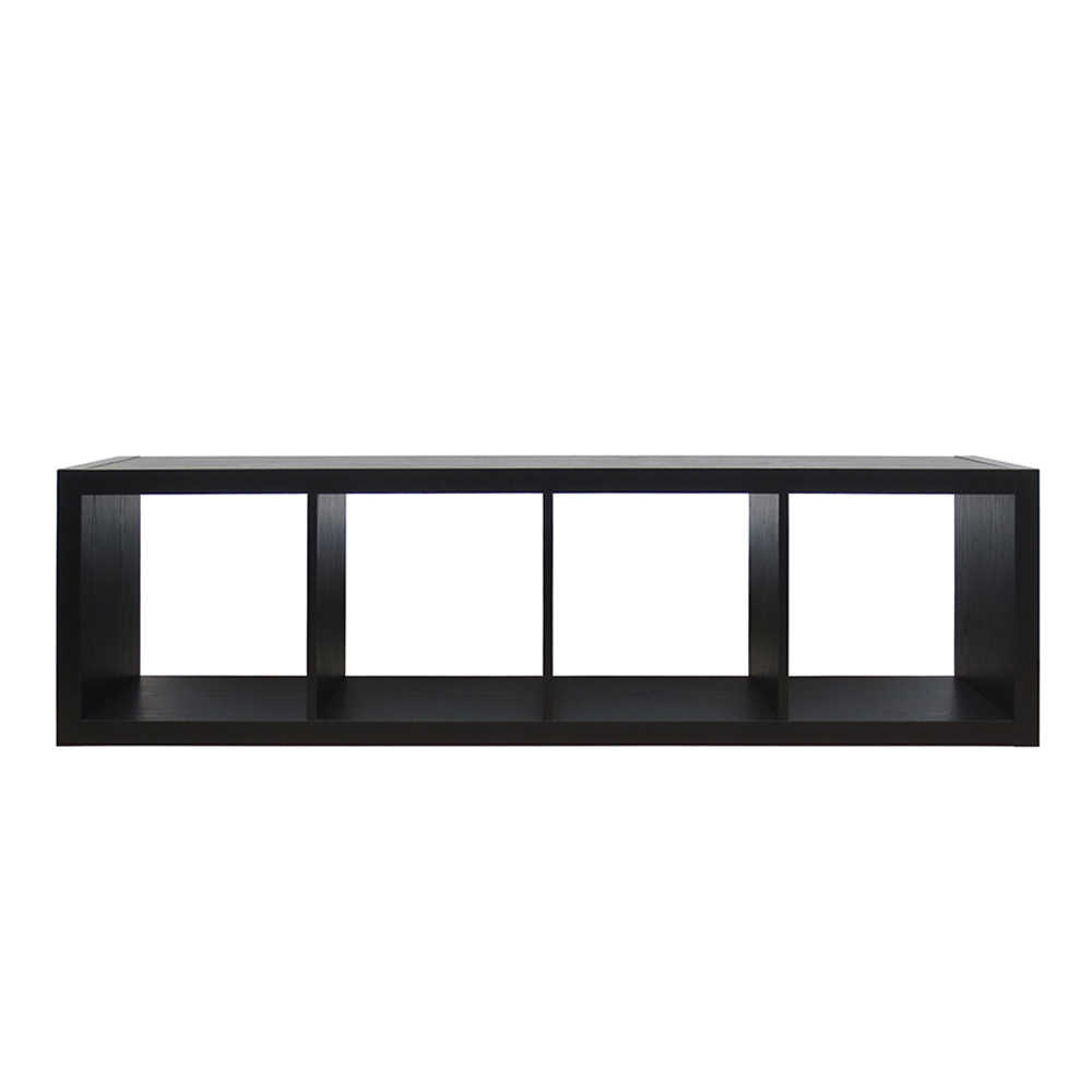 KIVOS 41,6 ΒΙΒΛΙΟΘΗΚΗ ΜΑΥΡΟ 41.6x29.5x147.5 - Image 3