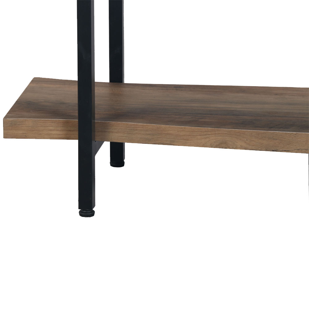 BRICK-URBAN ΒΙΒΛΙΟΘΗΚΗ ΚΑΡΥΔΙ ΜΑΥΡΟ 105x32x140cm - Image 5