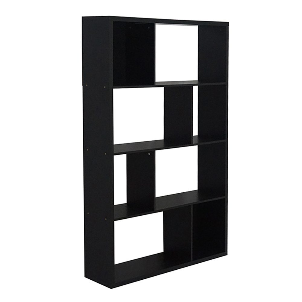 DOMINO ΒΙΒΛΙΟΘΗΚΗ ΜΑΥΡΟ OAK 120x29x180 - Image 2