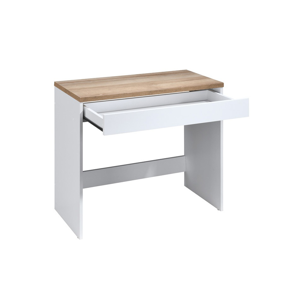 PRACTICO ΓΡΑΦΕΙΟ 1ΣΥΡΤΑΡΙ ΛΕΥΚΟ ΦΥΣΙΚΟ 80x40x76 - Image 4