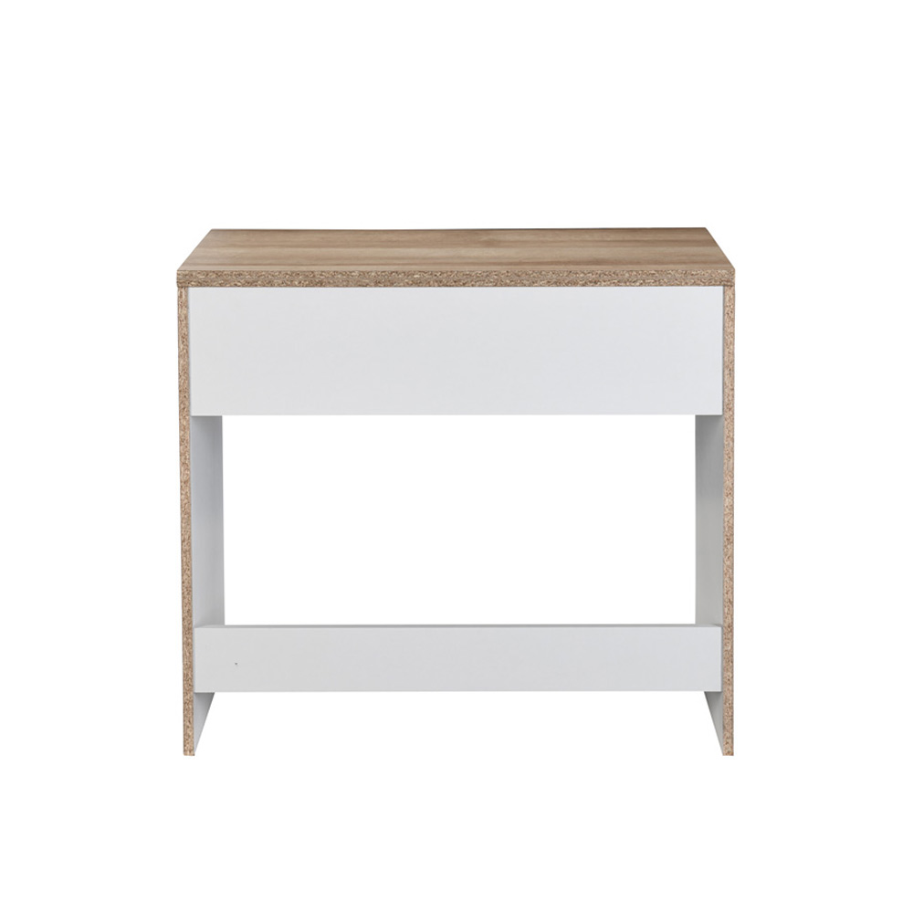 PRACTICO ΓΡΑΦΕΙΟ 1ΣΥΡΤΑΡΙ ΛΕΥΚΟ ΦΥΣΙΚΟ 80x40x76 - Image 5