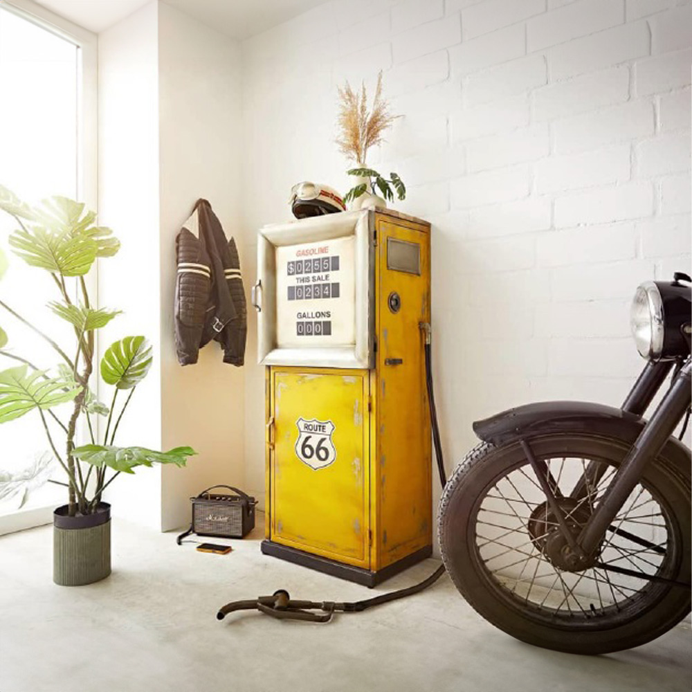ROUTE 66 ΒΙΒΛΙΟΘΗΚΗ ΧΑΜΗΛΗ ΠΟΛΥΧΡΩΜΟ ΜΕ PATTERN 57x44x130 - Image 2