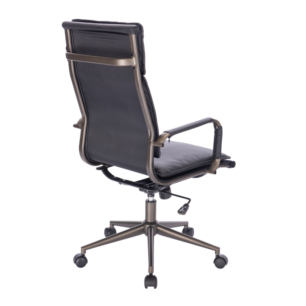 ELITE ΚΑΡΕΚΛΑ ΓΡΑΦΕΙΟΥ ΜΑΥΡΟ GUNMETAL 54x64x109.5 - Image 2