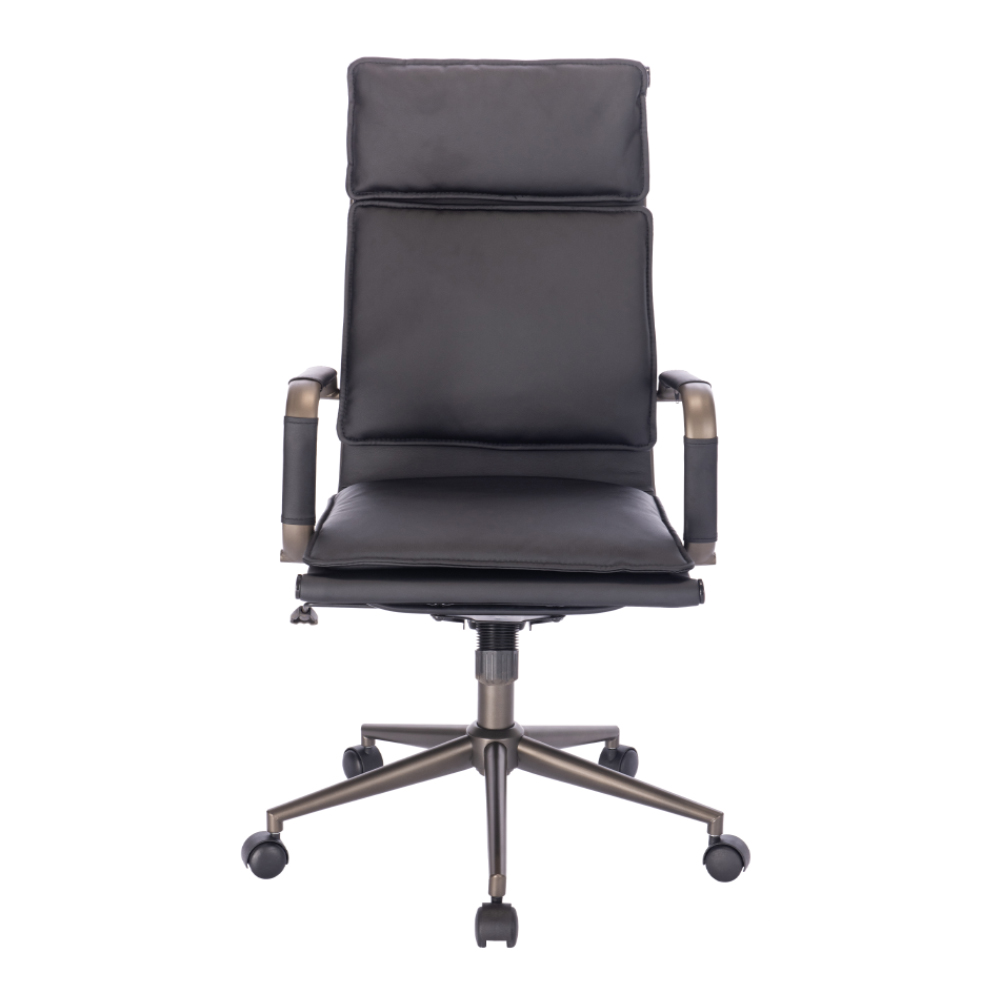 ELITE ΚΑΡΕΚΛΑ ΓΡΑΦΕΙΟΥ ΜΑΥΡΟ GUNMETAL 54x64x109.5 - Image 3