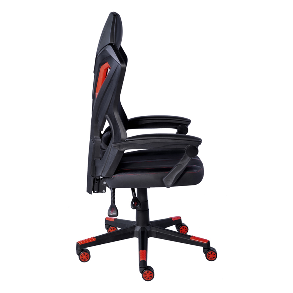 OUTRIDER ΚΑΡΕΚΛΑ GAMING ΓΡΑΦΕΙΟΥ ΜΑΥΡΟ ΚΟΚΚΙΝΟ 50x74x128 - Image 3