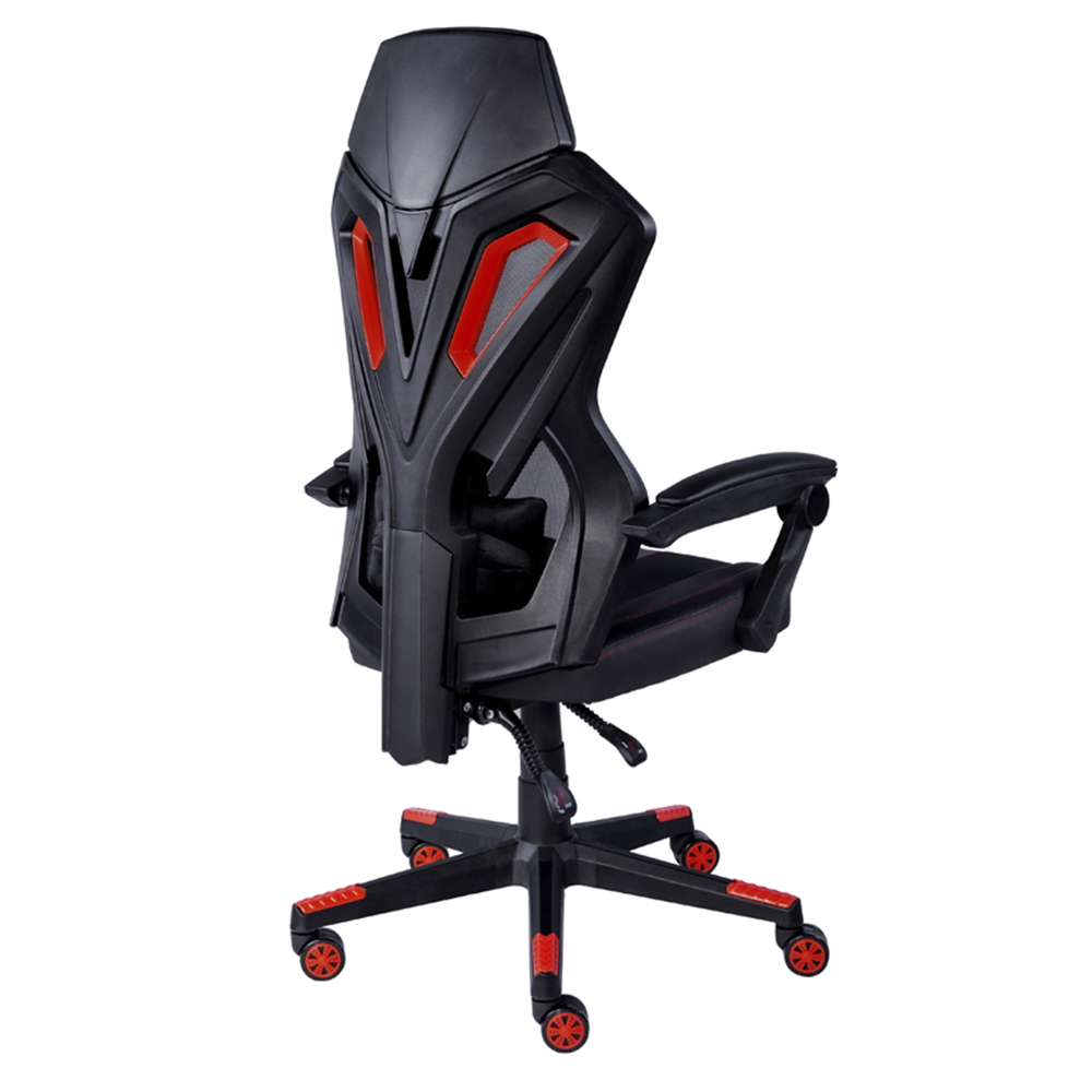 OUTRIDER ΚΑΡΕΚΛΑ GAMING ΓΡΑΦΕΙΟΥ ΜΑΥΡΟ ΚΟΚΚΙΝΟ 50x74x128 - Image 4