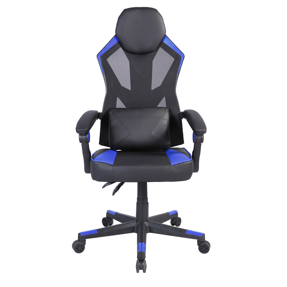 FUSION ΚΑΡΕΚΛΑ GAMING ΓΡΑΦΕΙΟΥ ΜΑΥΡΟ ΜΠΛΕ 50x74x137 - Image 2