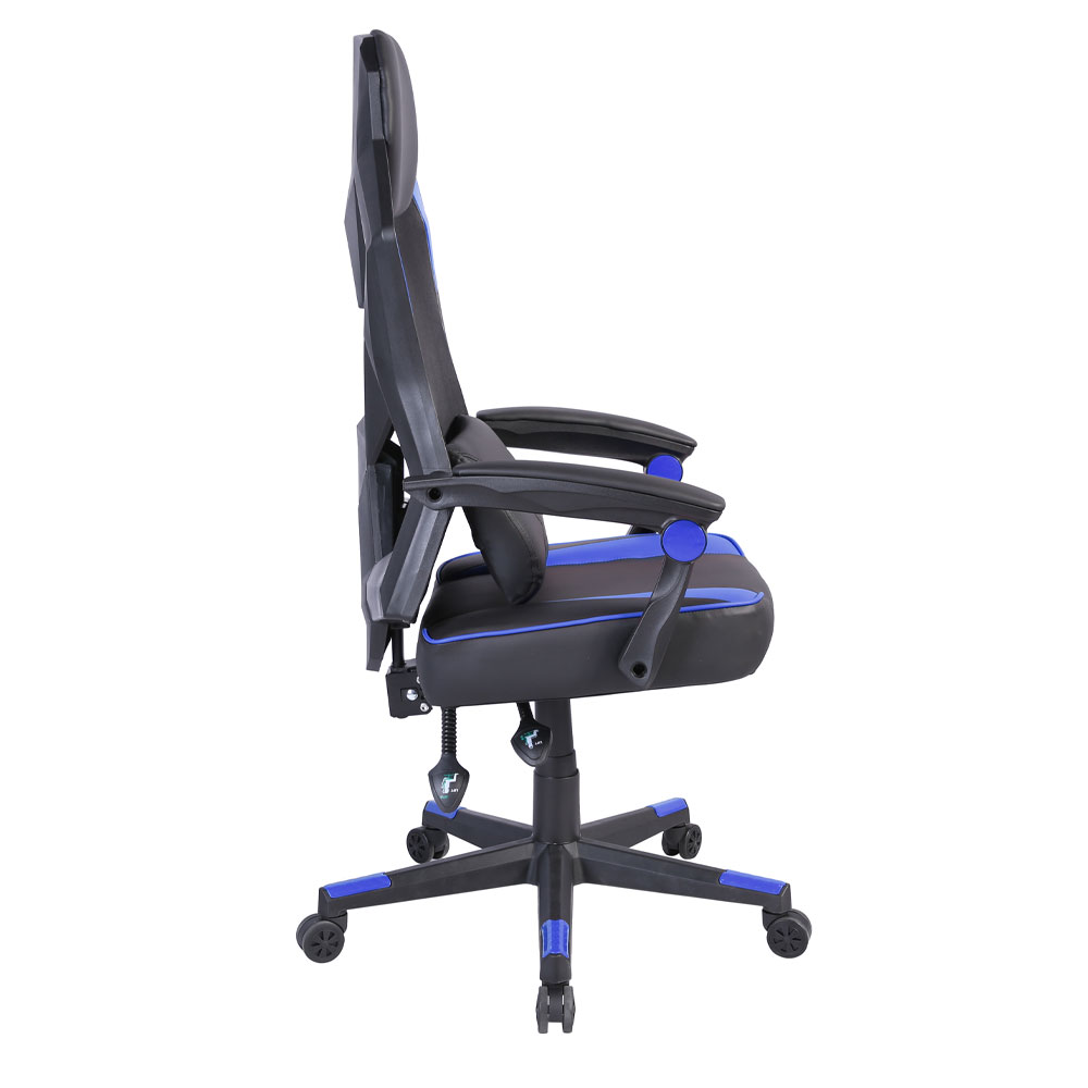 FUSION ΚΑΡΕΚΛΑ GAMING ΓΡΑΦΕΙΟΥ ΜΑΥΡΟ ΜΠΛΕ 50x74x137 - Image 3