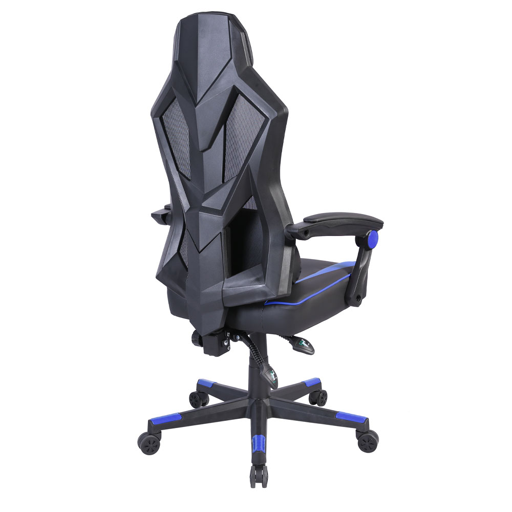 FUSION ΚΑΡΕΚΛΑ GAMING ΓΡΑΦΕΙΟΥ ΜΑΥΡΟ ΜΠΛΕ 50x74x137 - Image 4