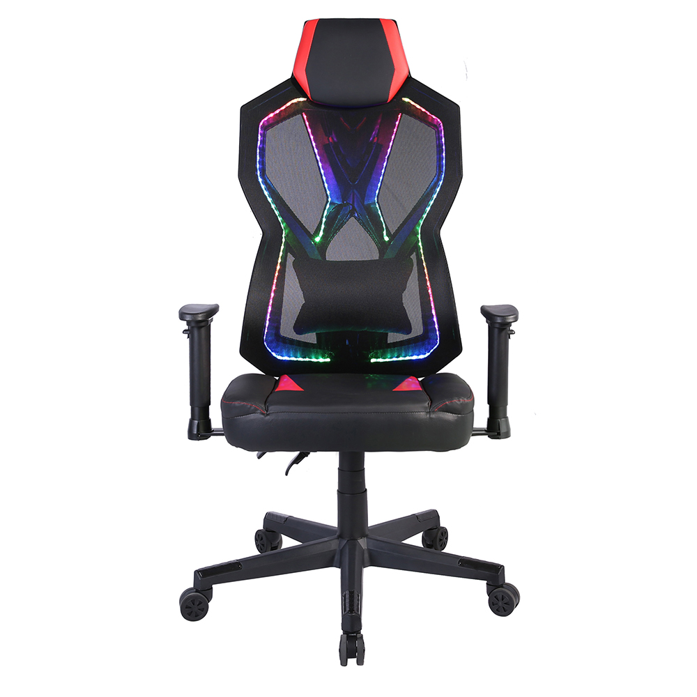 STORM ΚΑΡΕΚΛΑ GAMING ΓΡΑΦΕΙΟΥ ΜΑΥΡΟ ΚΟΚΚΙΝΟ 50x73x135 - Image 4