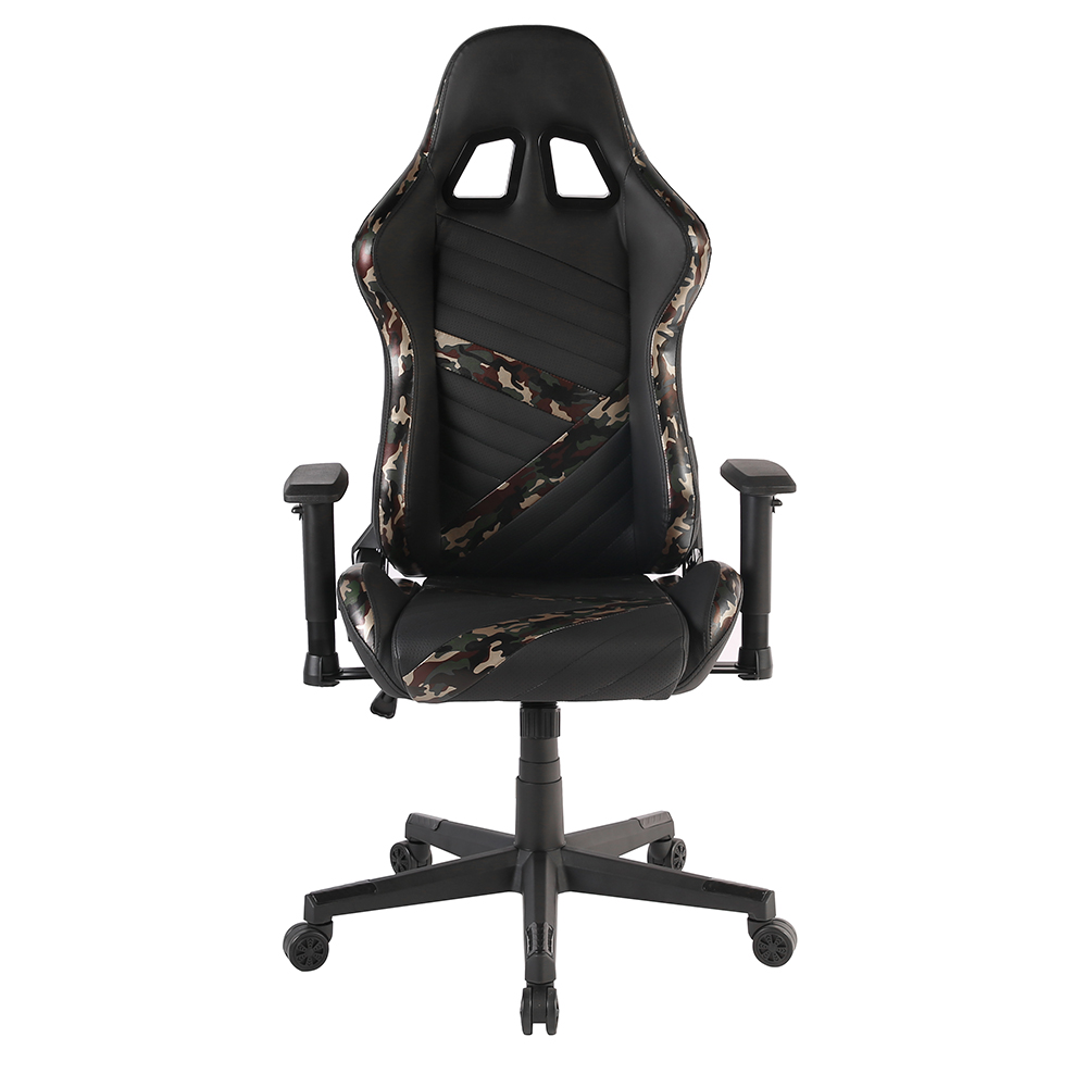 DYSKORD ΚΑΡΕΚΛΑ GAMING ΓΡΑΦΕΙΟΥ ΜΑΥΡΟ ΜΕ PATTERN 50x74x137 - Image 2