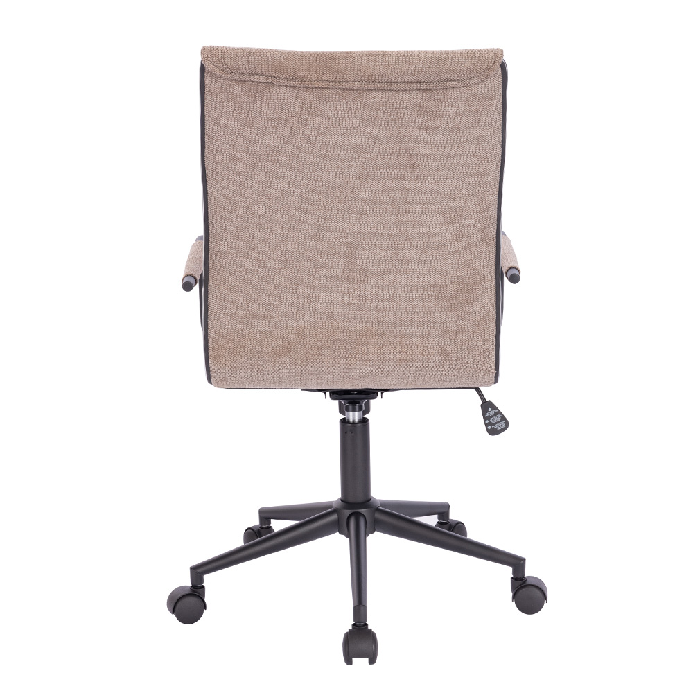 SENSO ΚΑΡΕΚΛΑ ΓΡΑΦΕΙΟΥ BEIGE ΜΑΥΡΟ 52x60x101.5 - Image 4