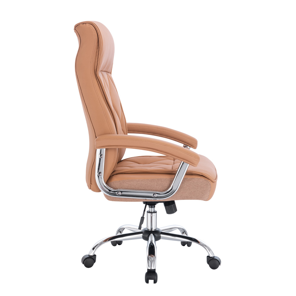 COMFY ΚΑΡΕΚΛΑ ΓΡΑΦΕΙΟΥ CAMEL ΧΡΩΜΙΟ 66.5x67.5x120 - Image 3