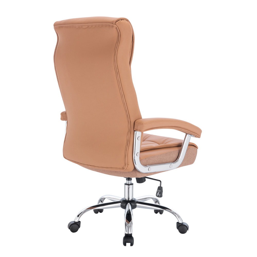 COMFY ΚΑΡΕΚΛΑ ΓΡΑΦΕΙΟΥ CAMEL ΧΡΩΜΙΟ 66.5x67.5x120 - Image 4