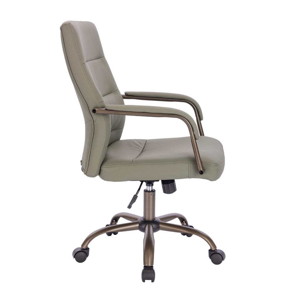KORD ΚΑΡΕΚΛΑ ΓΡΑΦΕΙΟΥ ΜΕΝΤΑ GUNMETAL 58.5x65x104 - Image 3