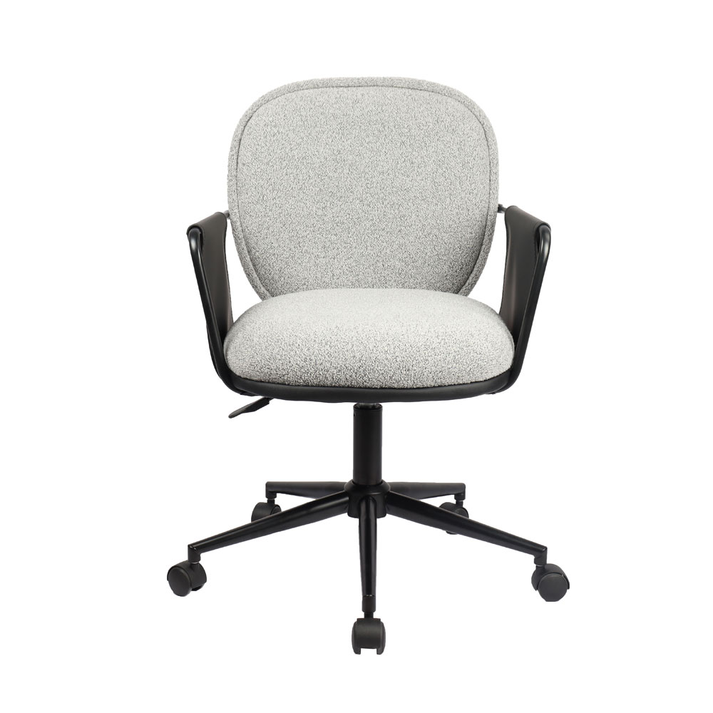 POST ΚΑΡΕΚΛΑ ΓΡΑΦΕΙΟΥ ΓΚΡΙ ΜΑΥΡΟ 55x59x93 - Image 3