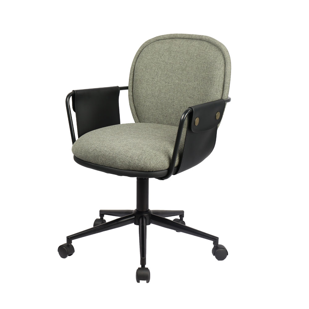 POST ΚΑΡΕΚΛΑ ΓΡΑΦΕΙΟΥ ΛΑΔΙ ΜΑΥΡΟ 55x59x93 - Image 4