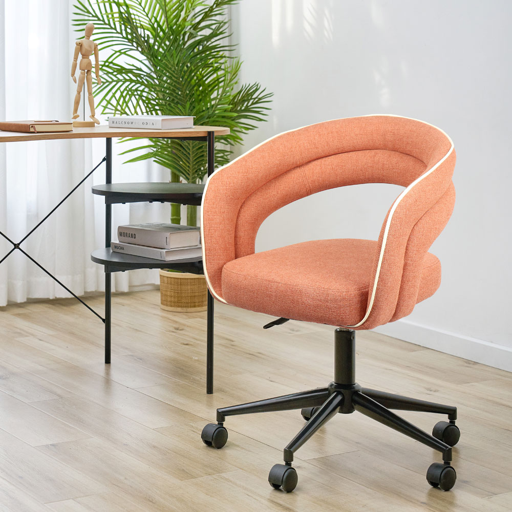 LA LUNA ΚΑΡΕΚΛΑ ΓΡΑΦΕΙΟΥ TERRACOTTA 59x56.5x87.5 - Image 2