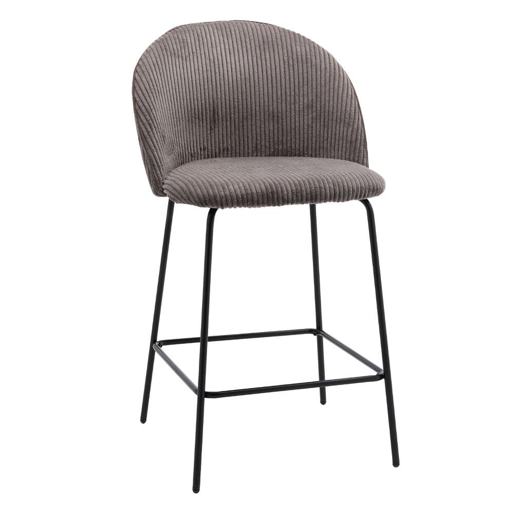 VOTSALO ΣΚΑΜΠΟ BAR ΓΚΡΙ 51.5x56x95cm