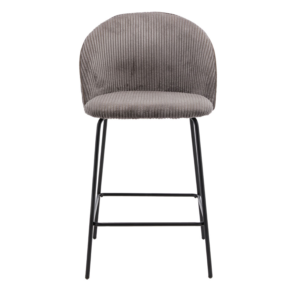 VOTSALO ΣΚΑΜΠΟ BAR ΓΚΡΙ 51.5x56x95cm - Image 2