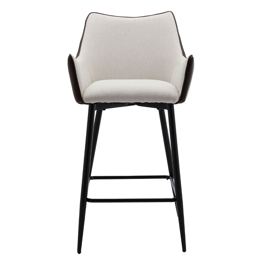 MALONE ΣΚΑΜΠΟ BAR ΓΚΡΙ ΑΝΟΙΧΤΟ ΚΑΦΕ ΣΚΟΥΡΟ 38x51x96 - Image 2