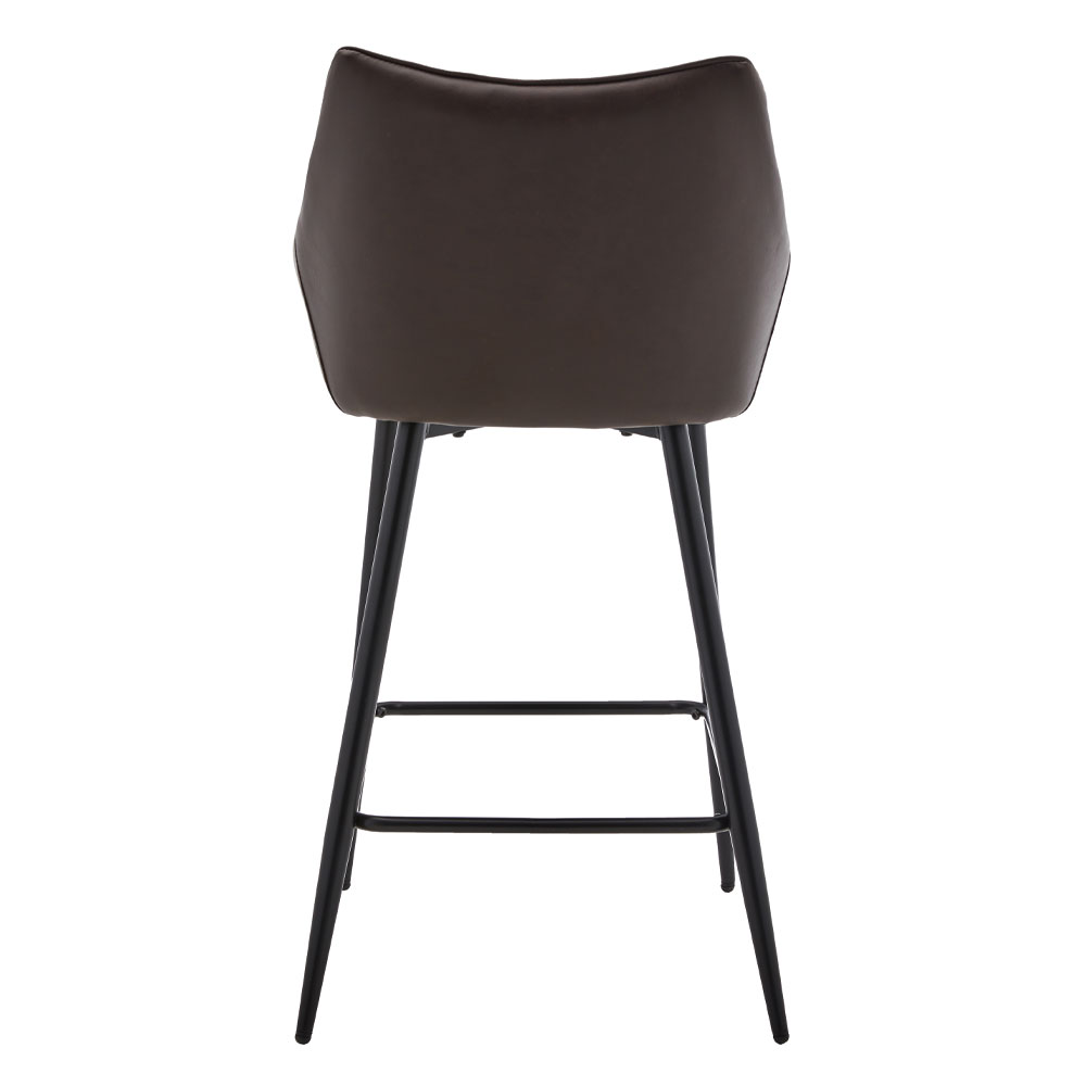 MALONE ΣΚΑΜΠΟ BAR ΓΚΡΙ ΑΝΟΙΧΤΟ ΚΑΦΕ ΣΚΟΥΡΟ 38x51x96 - Image 3