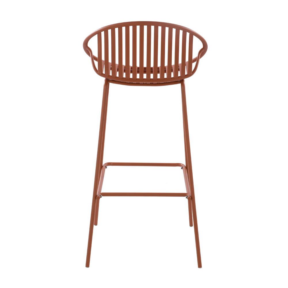 NADIN ΣΚΑΜΠΟ BAR TERRACOTTA 50.5x45.5x99.5cm - Image 4