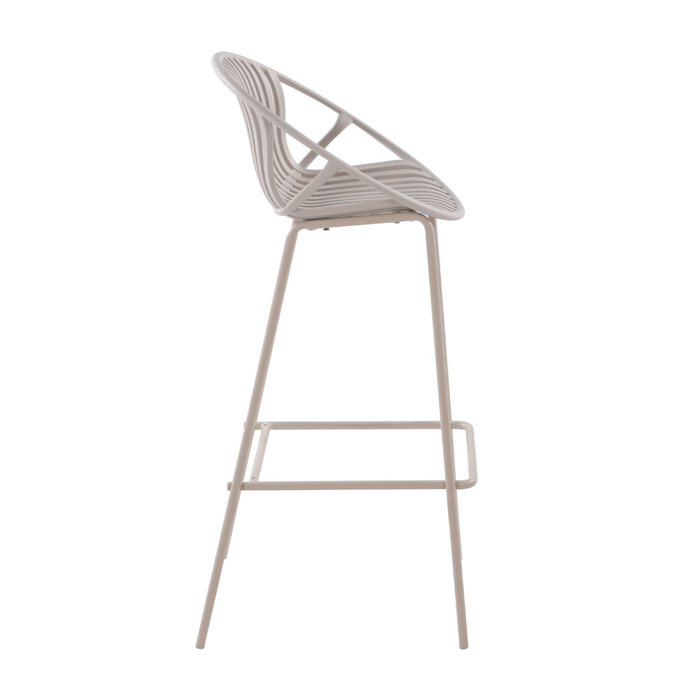 NADIN ΣΚΑΜΠΟ BAR OFF WHITE 50.5x45.5x99.5cm - Image 3