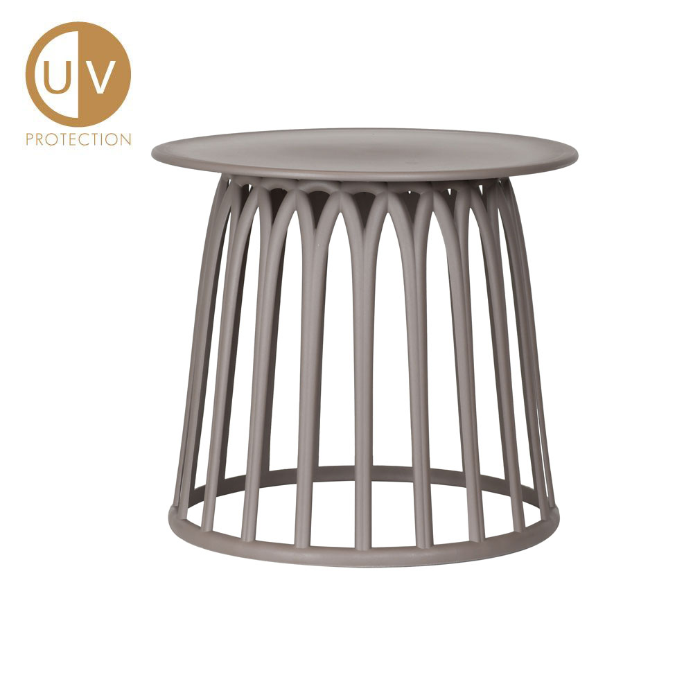 BASKET SIDE TABLE CAPPUCCINO 49.5x49.5x44cm