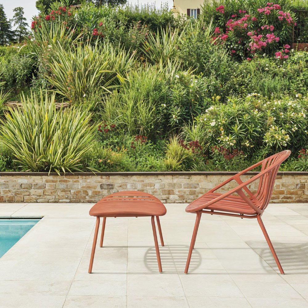 NADIN ΠΟΛΥΘΡΟΝΑ SET 2ΤΕΜ TERRACOTTA 80x61.5x73 - Image 2