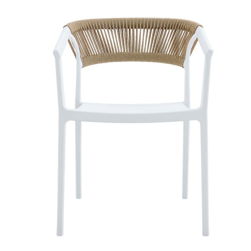 CONCORD ΚΑΡΕΚΛΑ ΛΕΥΚΟ LATTE 55.5x53.5x76 - Image 3